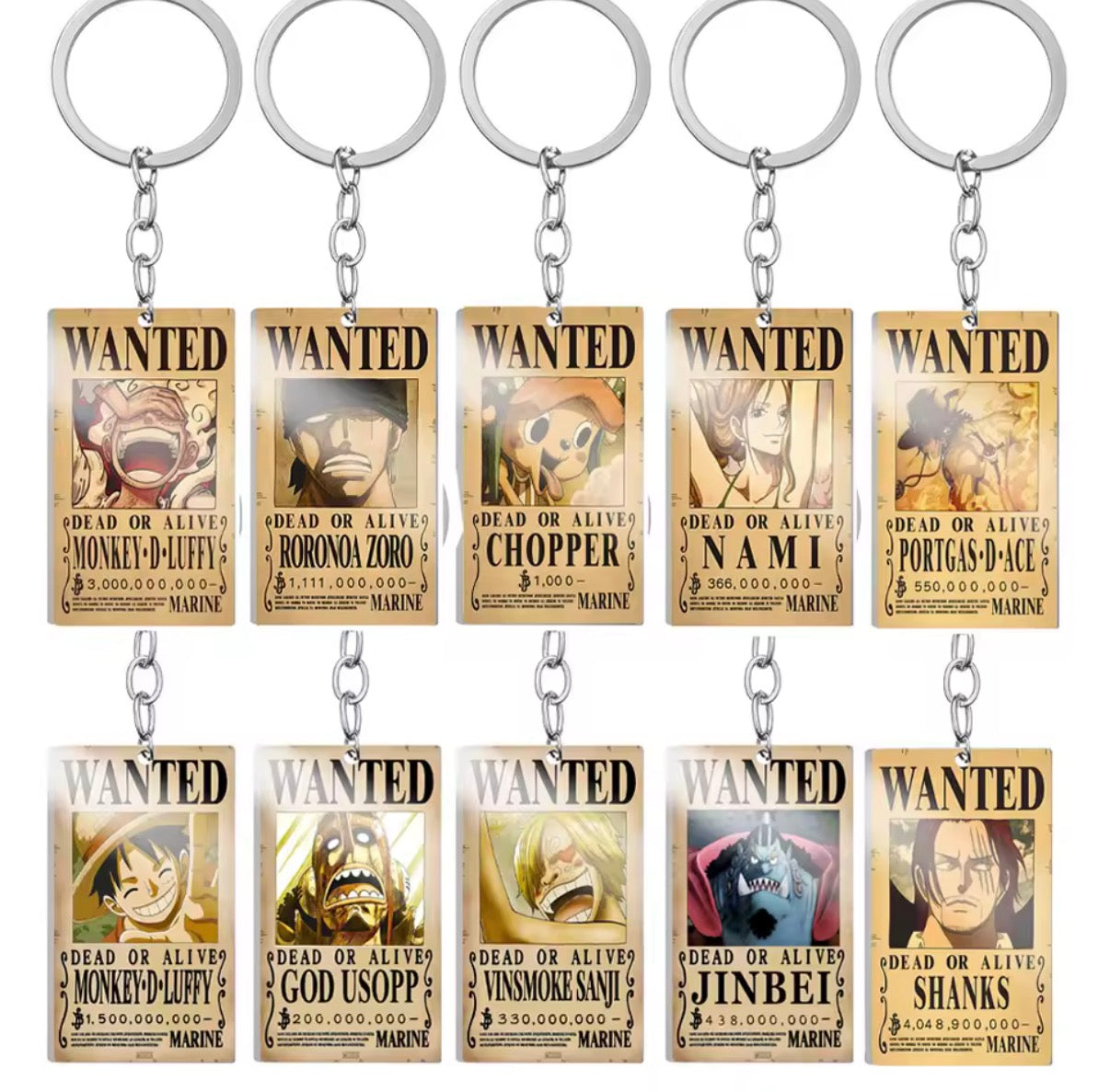 One Piece Keychains